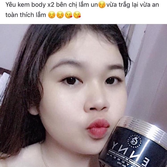 Kem dưỡng body trắng da Enny