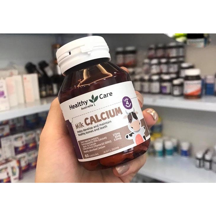 Healthy Care Canxi Milk [Úc] Viên Canxi Sữa - 60 Viên