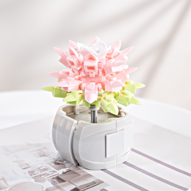 Lego Hoa Đồ Chơi Lắp Ráp Bông Hoa,Hoa Lego Mini Dễ Thương Cho Bé,Mô Hình Lắp Ráp Cành Hoa Ghép Đáng Yêu