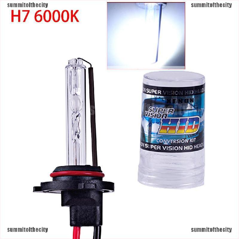 Set 2 đèn pha bóng Xenon HID 35w 4300k 6000k H1 H7 9005 cho xe ô tô đèn cảm ứng