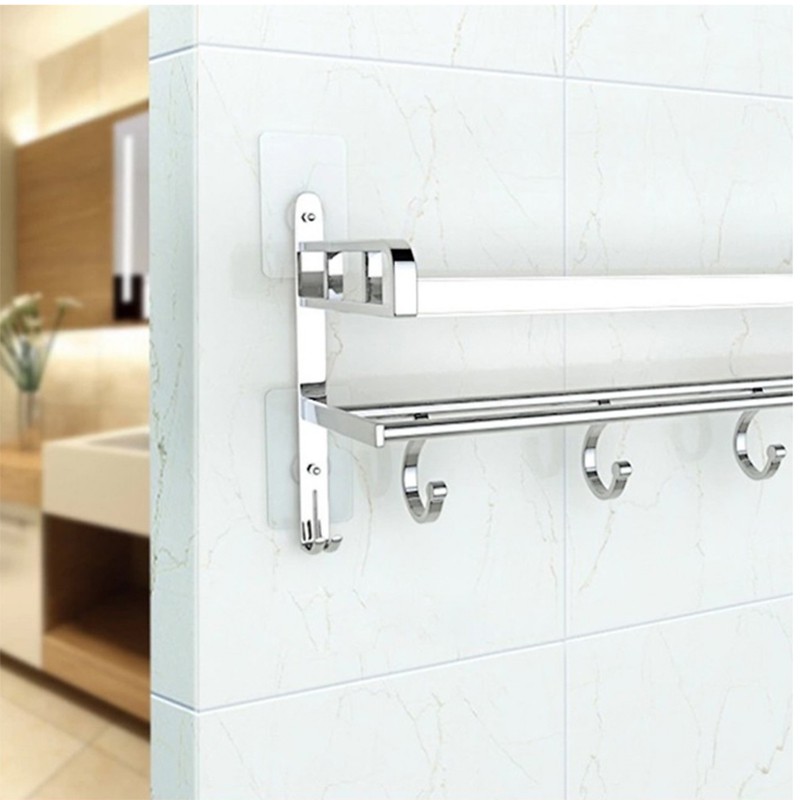 Miếng dán tường ốc vít cường lực giúp gắn giá kệ không cần khoan tường | BigBuy360 - bigbuy360.vn