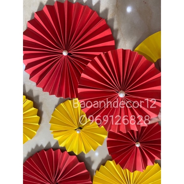 Rẻ quạt làm oản, làm tháp bánh trang trí, decor siêu đẹp
