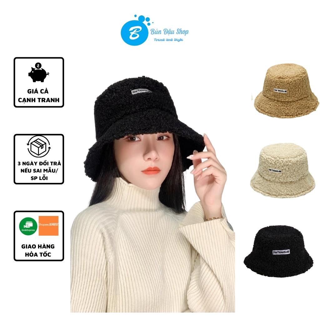 Mũ Bucket Lông Cừu