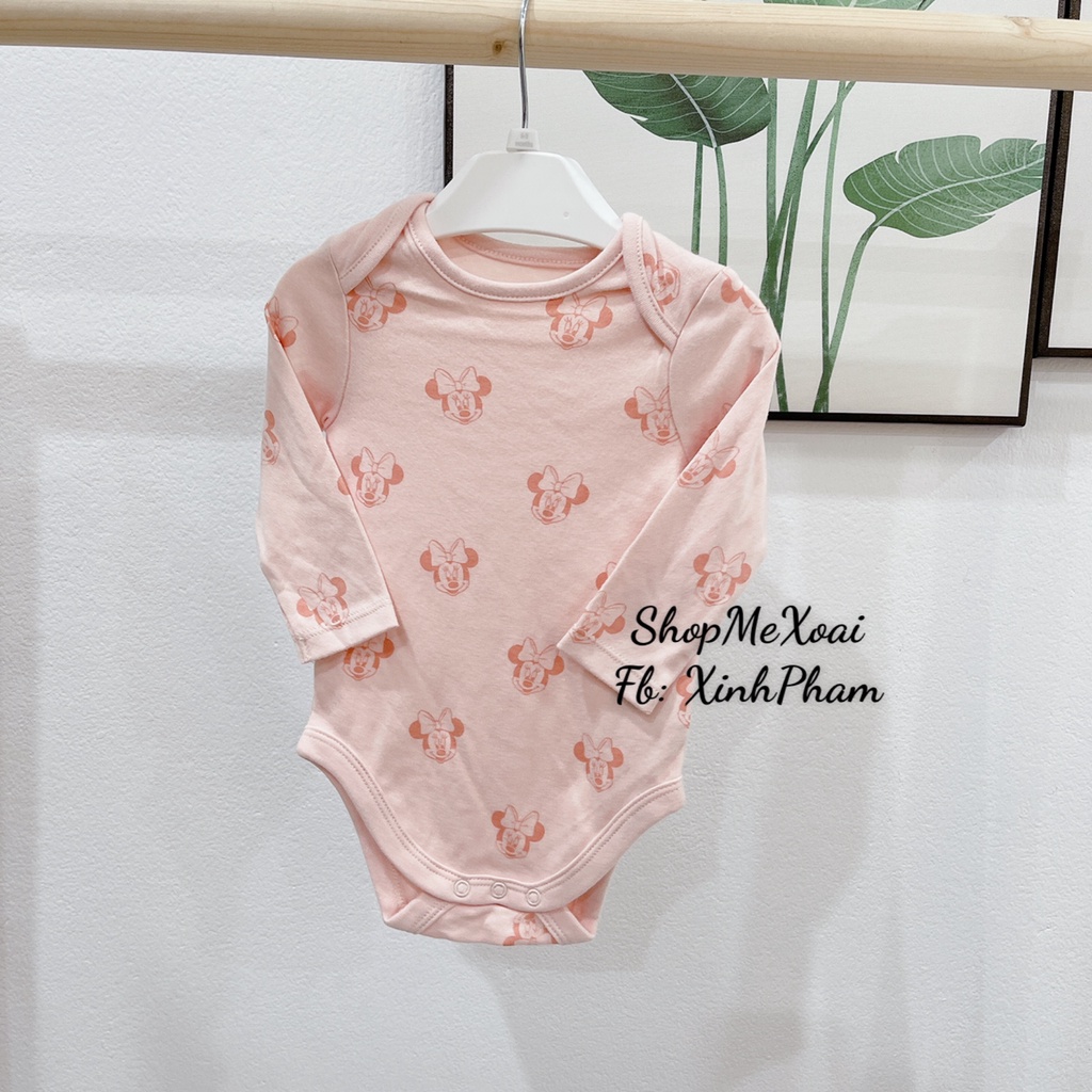 [Chọn mẫu][Size 62cm] Bodysuit dài tay cho bé size từ 5-6,5kg