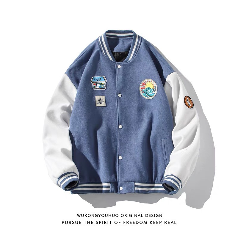 [FREE SHIP] ÁO KHOÁC NỈ BOMBER CHẤT LIỆU CAO CẤP NÚT BẤM XOÁY TRÒN FORM RỘNG CỰC HOT