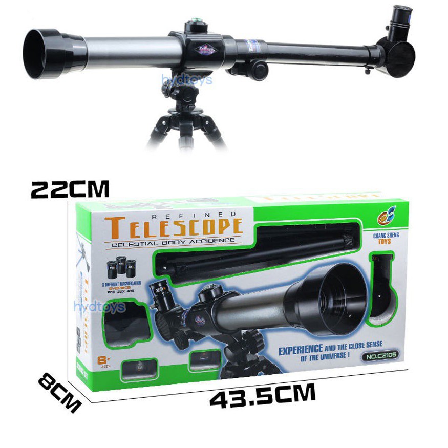 Ống nhòm thiên văn khúc xạ Telescope 40X kèm thị kính và la bàn - Dungcugiadinh
