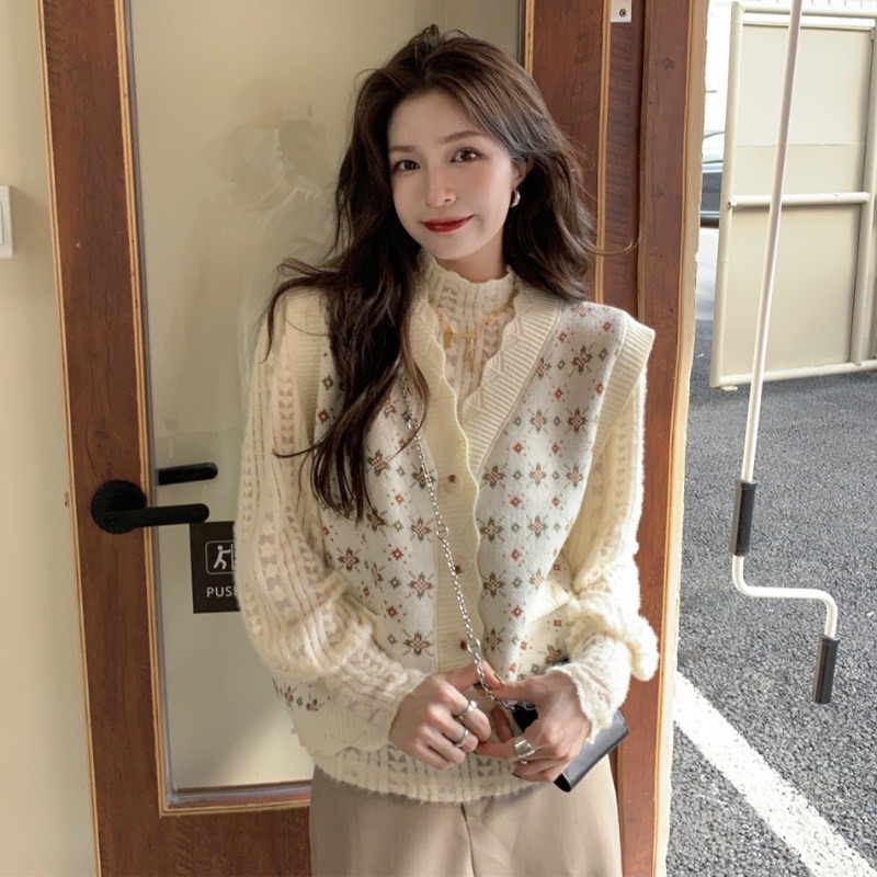 BÁN SỈ SÉT ÁO GHILE LEN HOA NHÍ + SƠ MI REN CHO NỮ | BigBuy360 - bigbuy360.vn