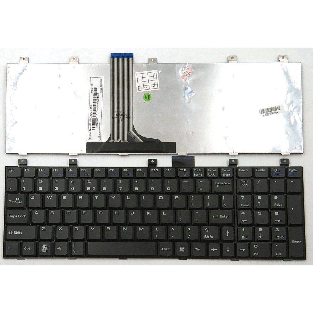 Bàn Phím Cho Laptop Msi Ge600 Ge600-002Us Ge603 Gx600 Gx610 Gx623 Gx630 Gx633 Gx640