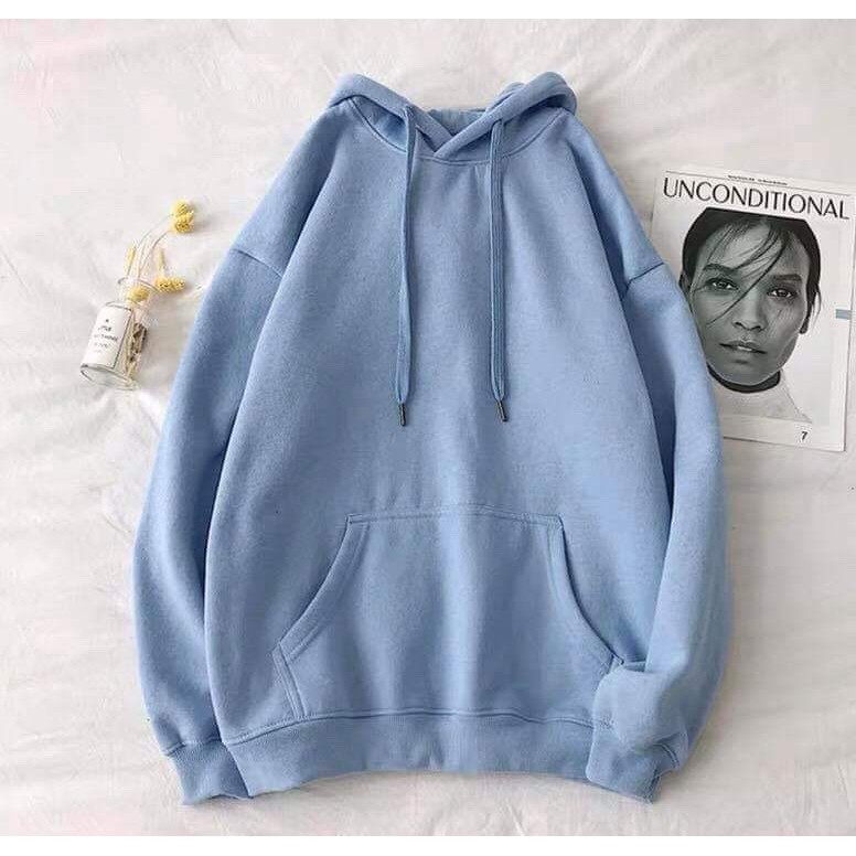 Áo hoodie trơn cá tính HARIQUEEN