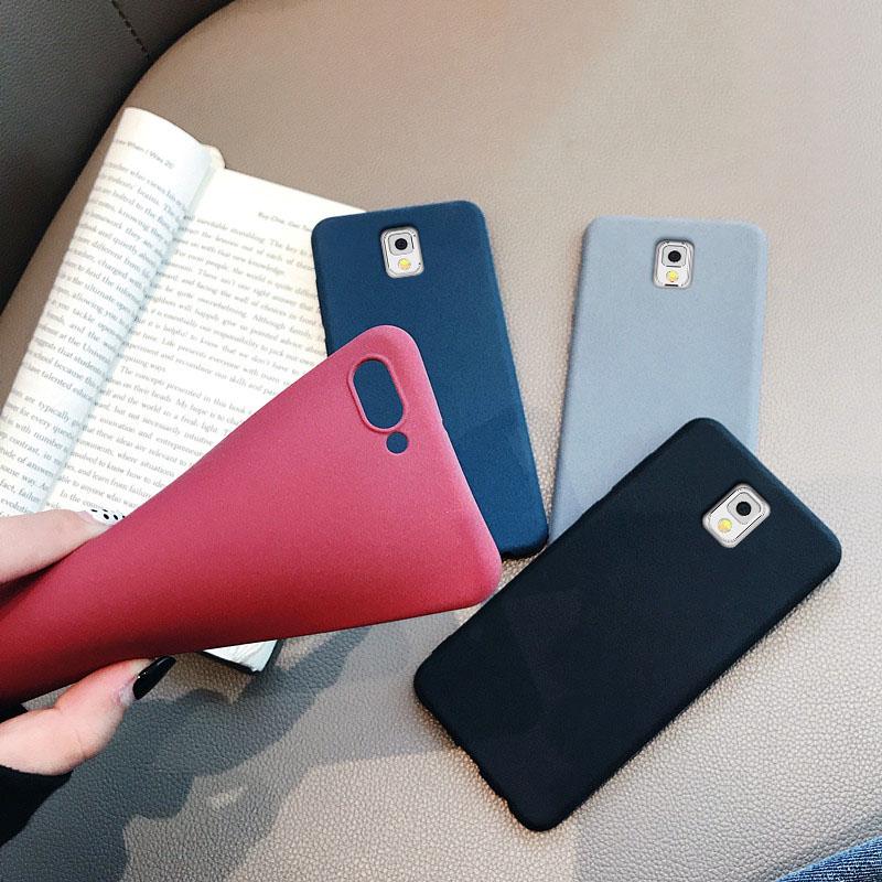 Ốp điện thoại Samsung Galaxy Note 5 Note 4 Matte Sandstone Soft Phone Case