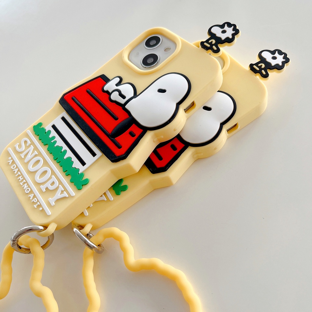 Ốp Điện Thoại Mềm Chống Sốc In Hình Snoopy Hoạt Hình Cho iPhone 6 7 8 Plus X XS XS MAX XR 11 12pro 13promax
