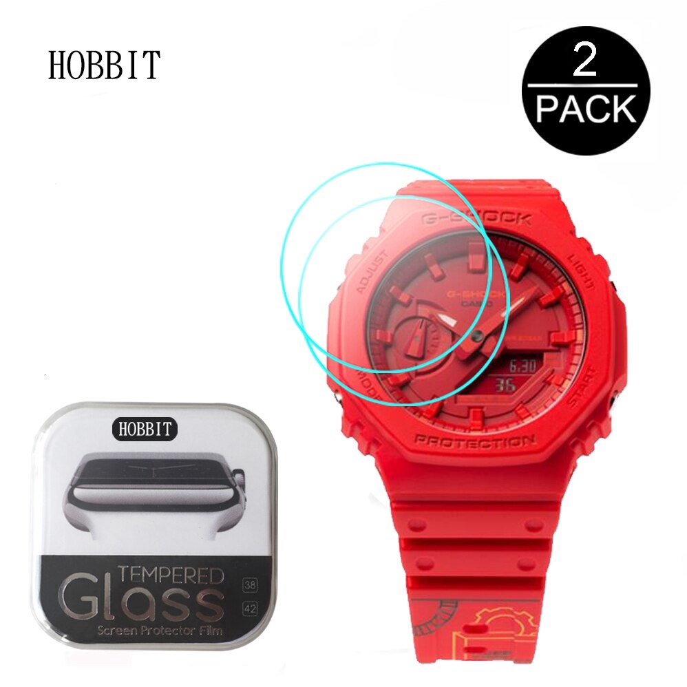 Set 2 Kính Cường Lực 9h 2.5d Cho Đồng Hồ casio g-shock ga-2100thb ga-2100th ga-2100th ga-2100 ga-2100 ga-2000gz