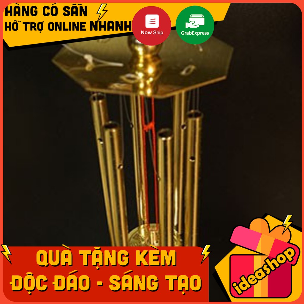 CHUÔNG GIÓ ĐỒNG 6 THANH ( LOẠI NHỎ 30 CM X 8 CM )