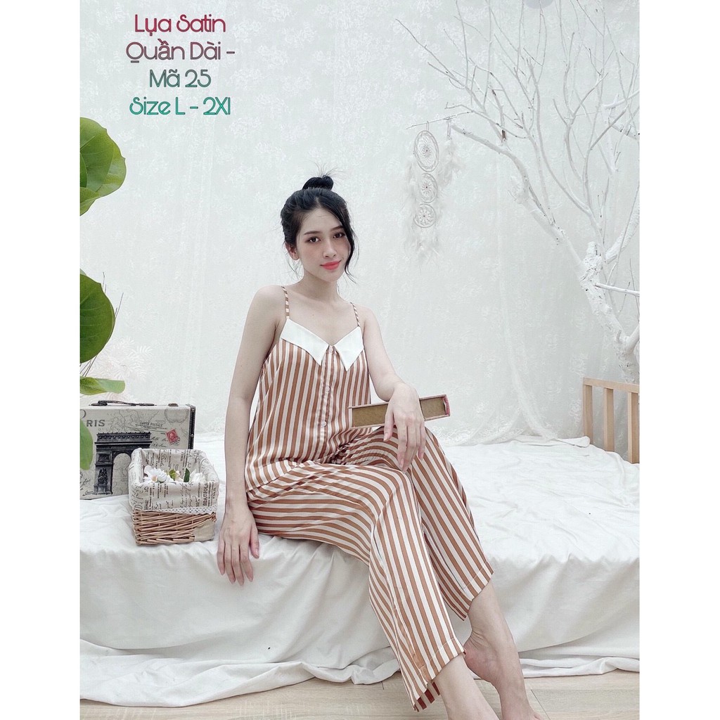 HOT - HOT - HOT - HÀNG MỚI VỀ PIJAMA LỤA SATIN CAO CẤP DÀI 2 DÂY ĐƯỢC ƯA CHUỘNG NHẤT 2020 | WebRaoVat - webraovat.net.vn