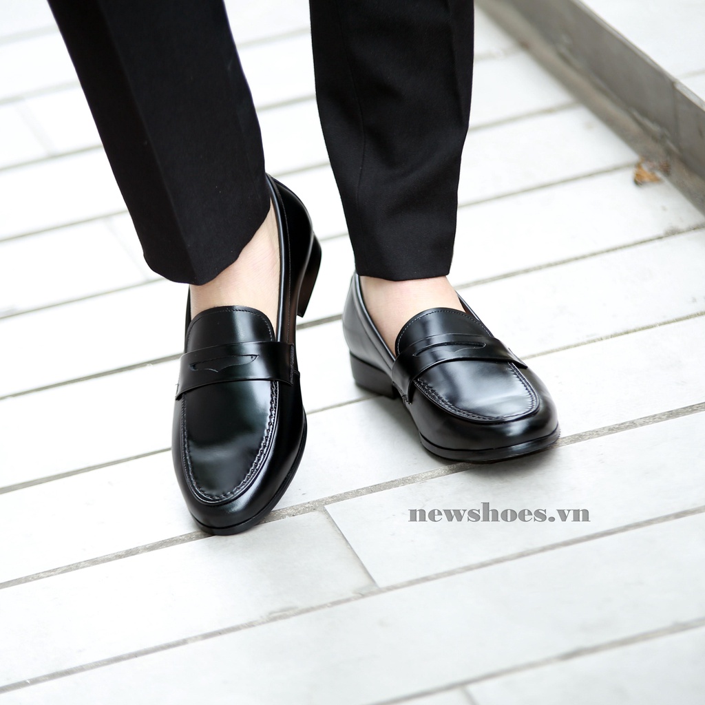 GIÀY DA NAM - DA BÒ THẬT 100% NS070D