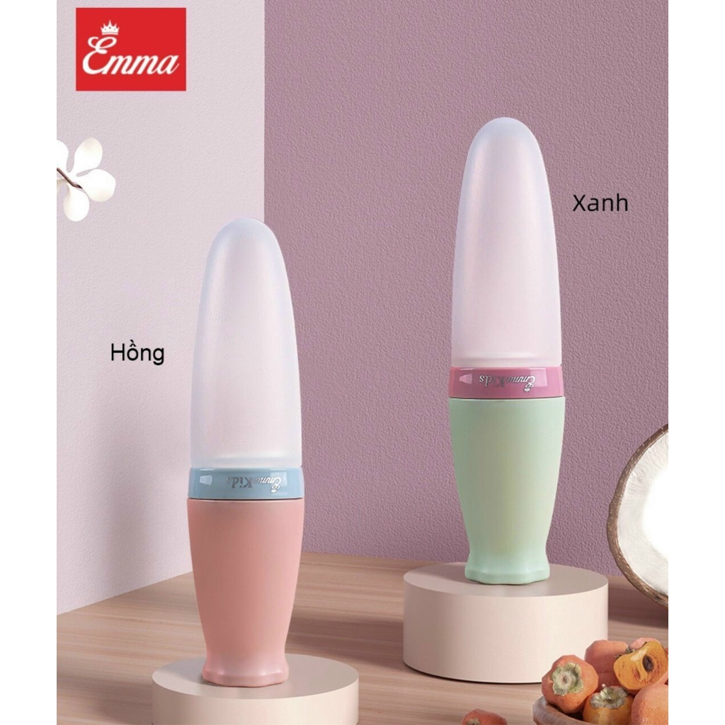 Bình thìa ăn dặm Emmakids cho bé
