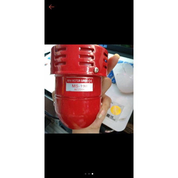 Còi Hú Xe Báo Động chống cháy chống chộm 220V