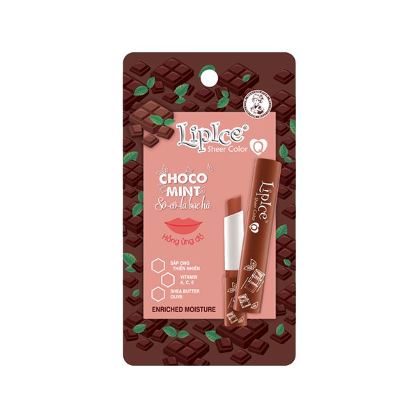🍀Son Dưỡng Môi Có Màu LipIce Sheer Color Choco Mint - Hương Chocola