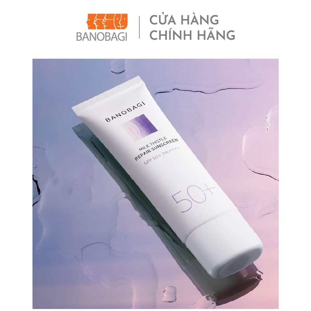 Kem Chống Nắng Cho Da Nhạy Cảm BANOBAGI Milk Thistle Repair Sunscreen 50ml SPF 50+