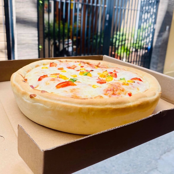 Q12 Đặc sản Piza Chicago nhân nhồi siêu phô mai size 16 400gr Chỉ giao hoả tốc TPHCM
