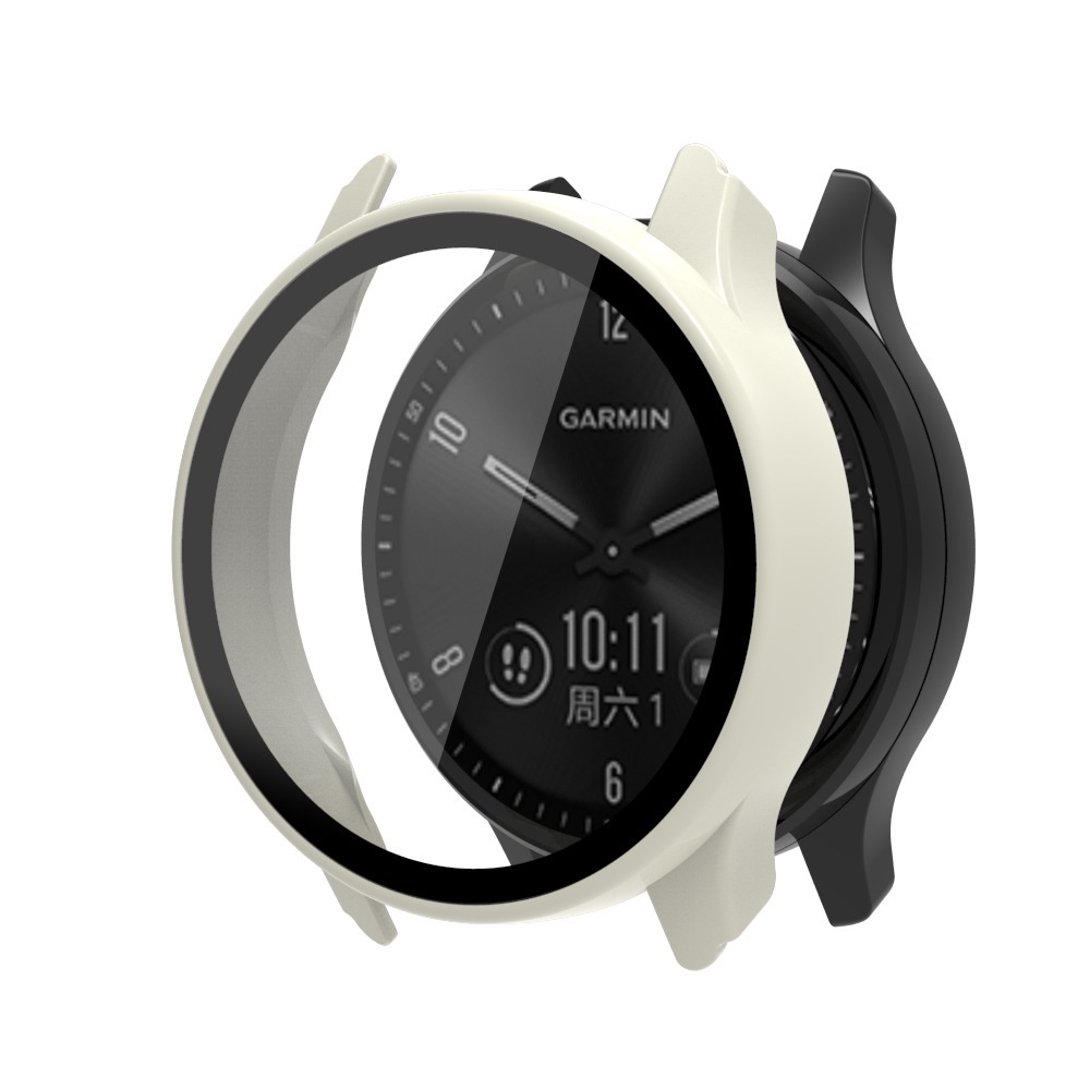 Ốp Bảo Vệ Đồng Hồ Thông Minh Bằng PC + Kính Cường Lực Siêu Mỏng Chất Lượng Cao Cho Garmin Move