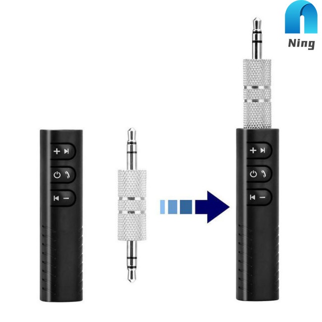 Thiết Bị Nhận Tín Hiệu Âm Thanh Bluetooth mini Giắc Cắm 3.5mm Dùng Trong Xe Hơi