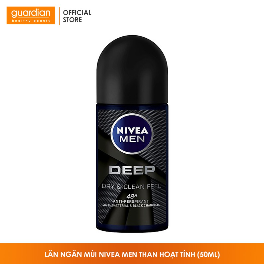 Lăn Ngăn Mùi Nivea Men Than Hoạt Tính (50ml)