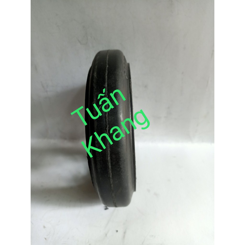 Bánh xe 200mm cao su gan có vòng bi trục 20li