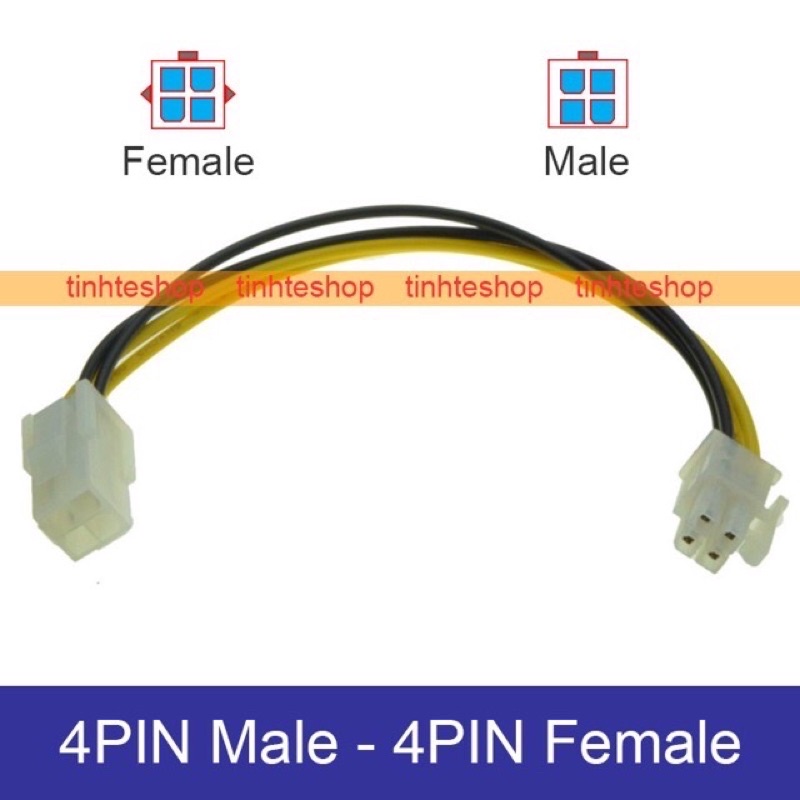 cáp chuyển 4Pin Male sang 4 pin Female