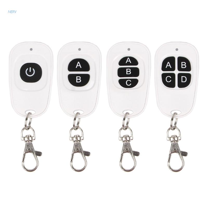 Điều Khiển Từ Xa Không Dây 1ch 2ch 3ch 4ch Rf 1-4 Nút 433 Mhz Ev1527