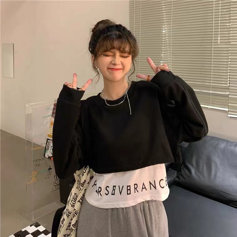 Áo Sweater Thể Thao Thiết Kế Mới Thời Trang Theo Phong Cách Hàn Quốc Cho Nữ