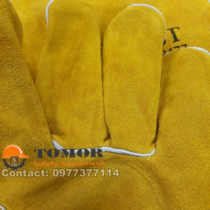 Găng tay da hàn Everest tiêu chuẩn CE- EN388