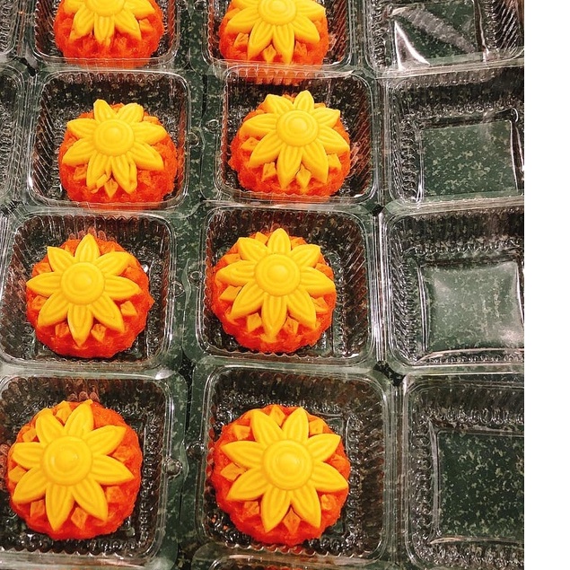 100 Hộp H52 cao đựng bánh ngọt vuông - Hộp đựng bánh bông lan nhỏ
