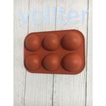 Khuôn silicon dùng làm bánh / sôcôla / thạch hình cầu DIY