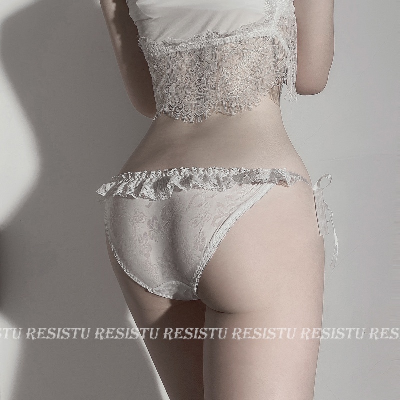 Quần Lót Ren Lưng Thấp Phong Cách Nhật Bản Gợi Cảm Cho Nữ P4WF