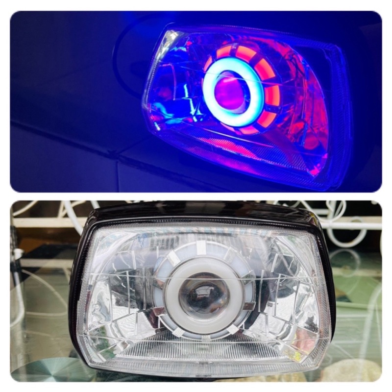 Bộ Đèn pha led bi cầu cho Dream 2 đầu bằng siêu đẹp - nguyên bộ như hình Không có đánh giá