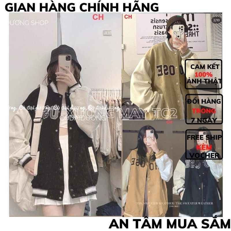 Áo khoác nhung tăm in chữ CHOOSE ,áo khoác bomber thể thao nam nữ unisex ulzzang hàn quốc XƯỞNG MAY TC2