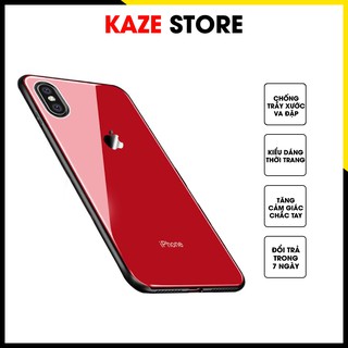 Ốp Lưng kính cường lực 7 plus, 8 plus , XS Max, 11, Pro, Pro Max
