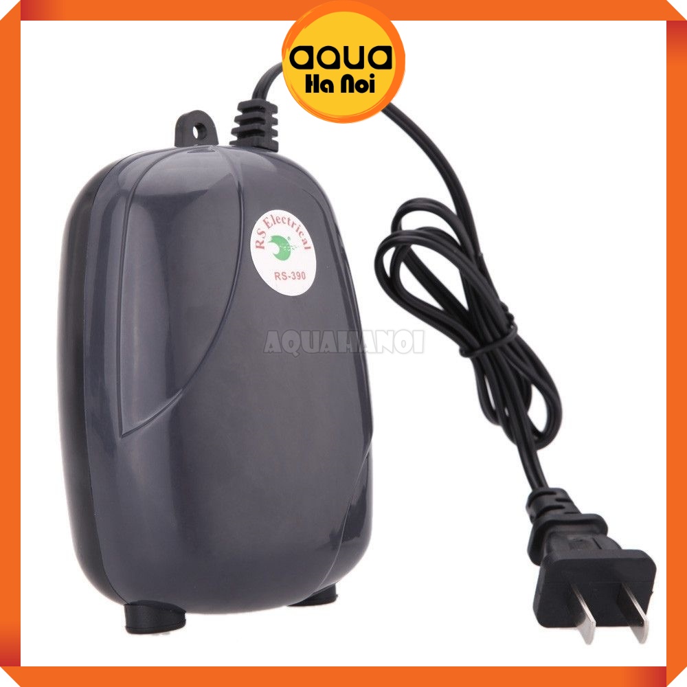 Máy sủi Oxy siêu êm 1vòi / 2vòi RS Electrical RS 290/390 cho hồ cá cảnh thủy sinh