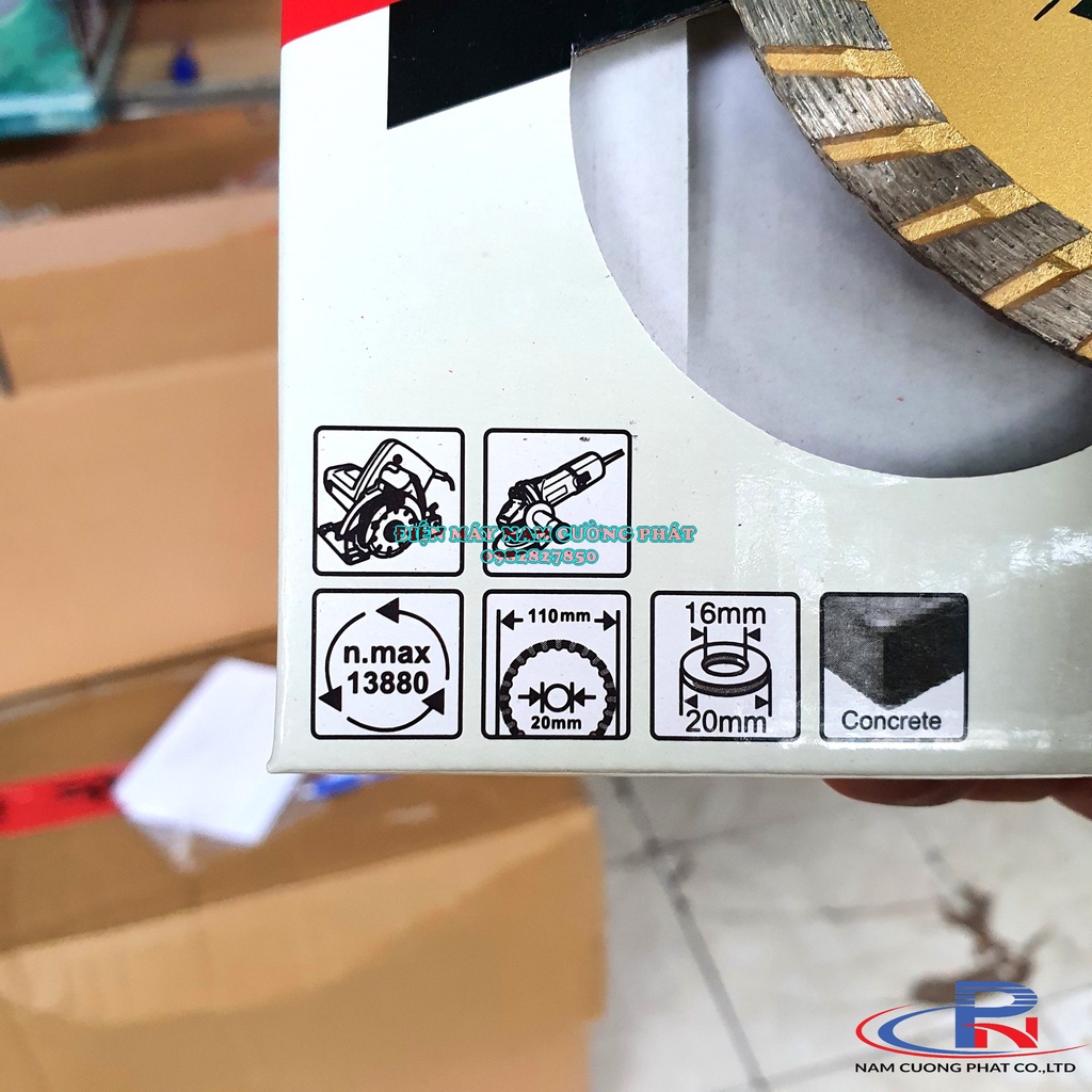 Lưỡi cắt gạch, cắt tường 110mm Makita D-42640