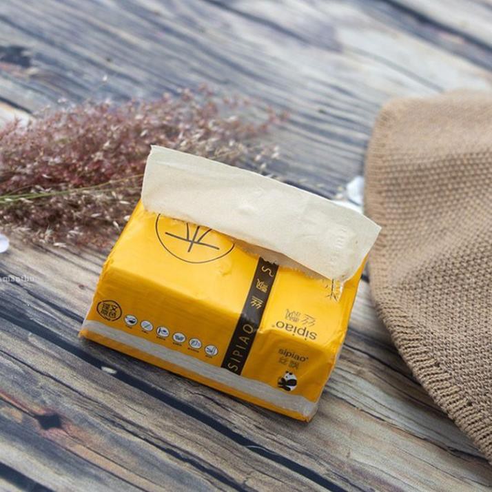 Giấy Ăn Gấu Trúc Sipiao Cao Cấp Siêu Dai và Mềm Mại, Giấy Ăn Gấu Trúc Sipiao Bịch 300 Tờ Giá Siêu Rẻ