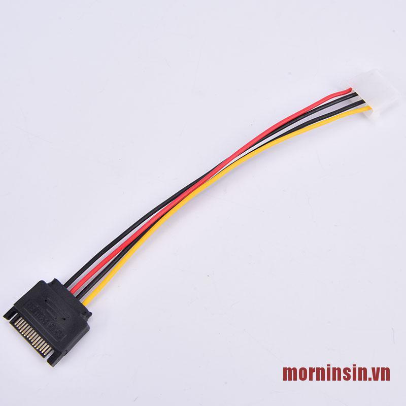 Dây Cáp Chuyển Đổi Từ 15 Pin Sata Sang Molex Ide 4 Pin