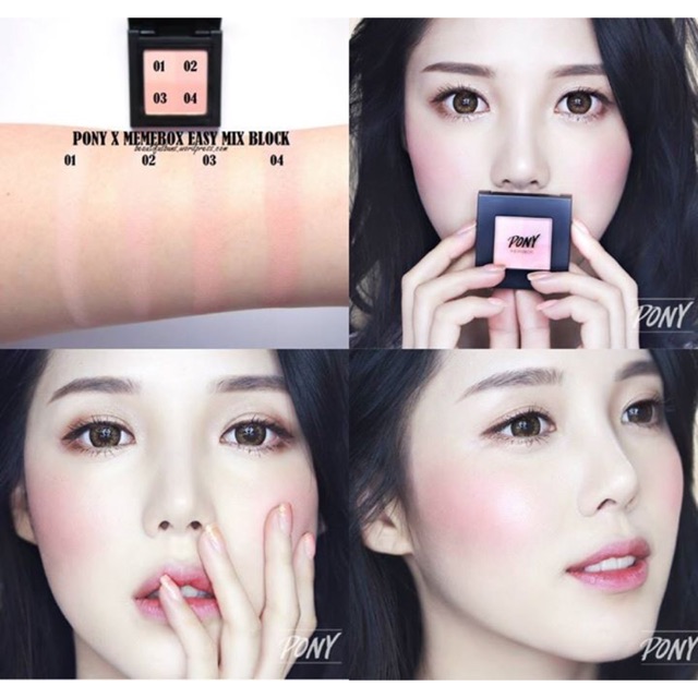 Phấn má hồng Pony Easy Mix Block