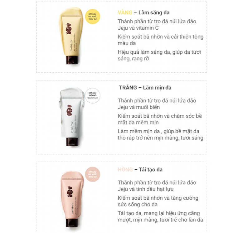 [Mã FMCGMALL -8% đơn 250K] Mặt nạ rửa đất sét innisfree Volcanic Color Clay Mask 70ml | BigBuy360 - bigbuy360.vn