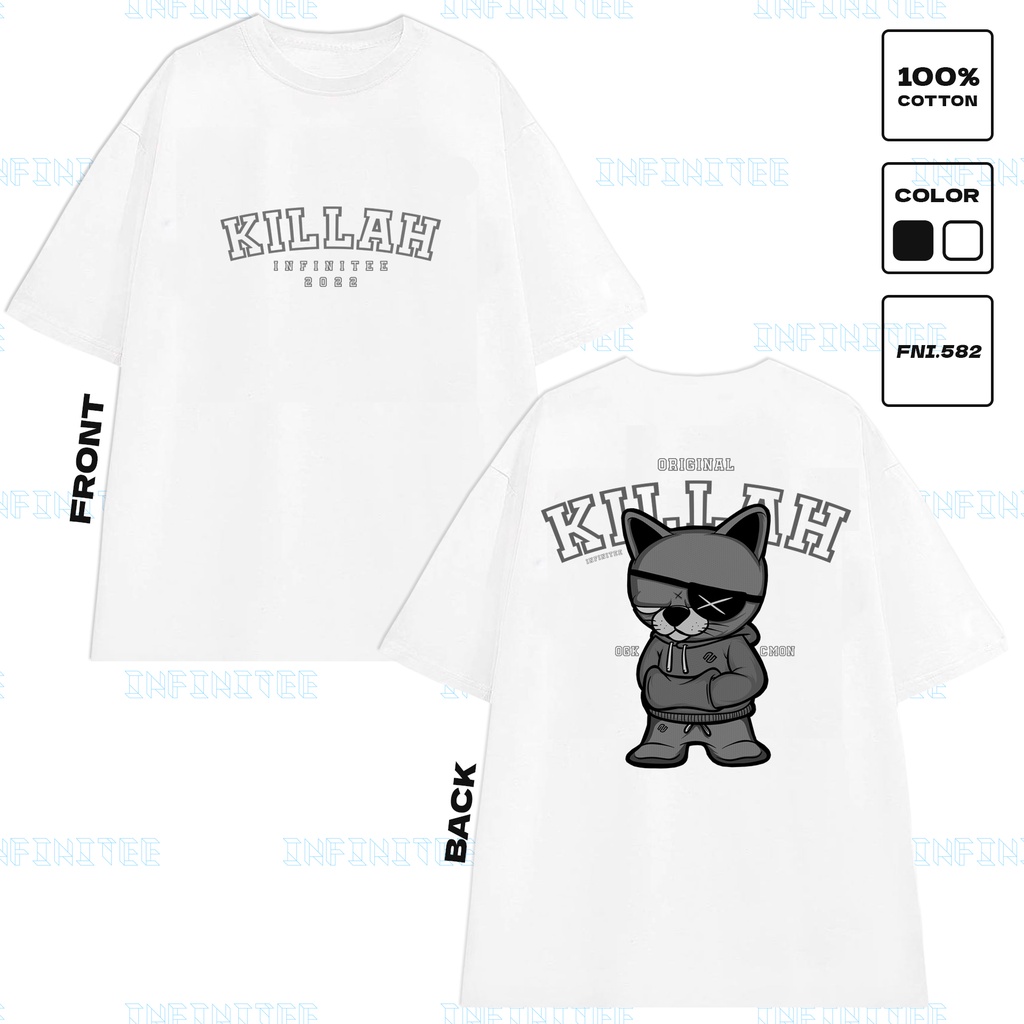 Áo thun INFINITEE Fni0582, Thun 100% Cotton - form rộng Unisex.