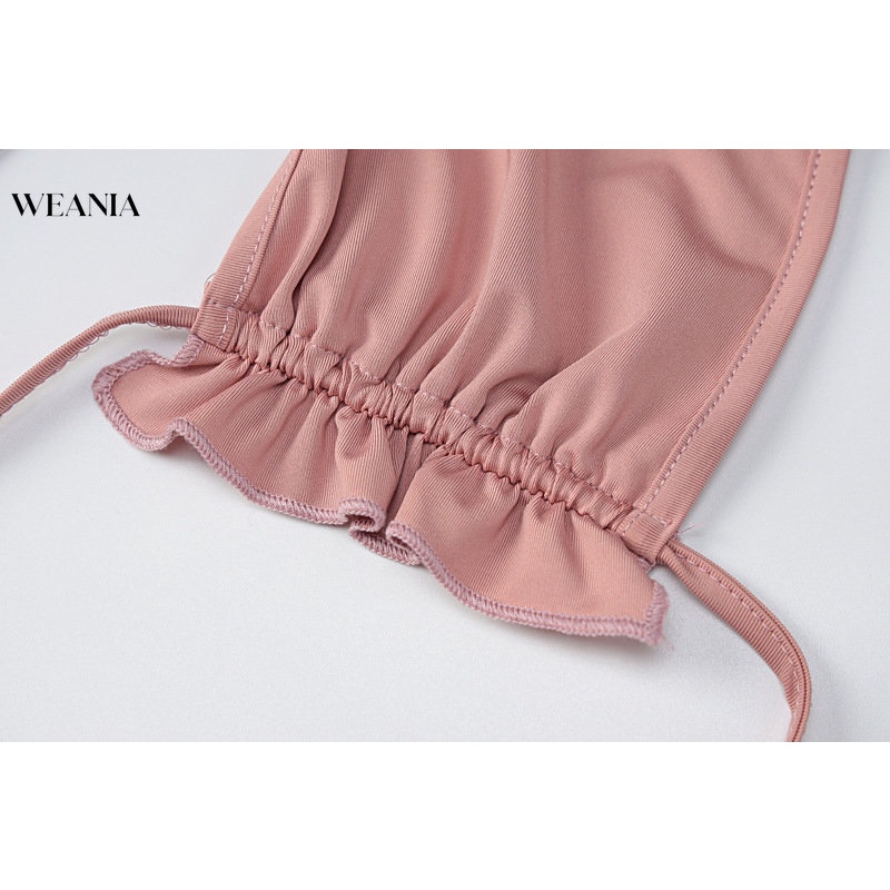 Bộ Áo Tank Top Hở Lưng + Chân Váy Xếp Ly Thời Trang Đi Biển Quyến Rũ Cho Nữ