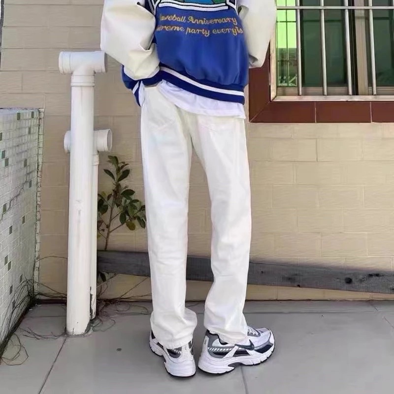 Quần KaKi Ống Rộng Dáng Suông Nam Nữ Ulzzang