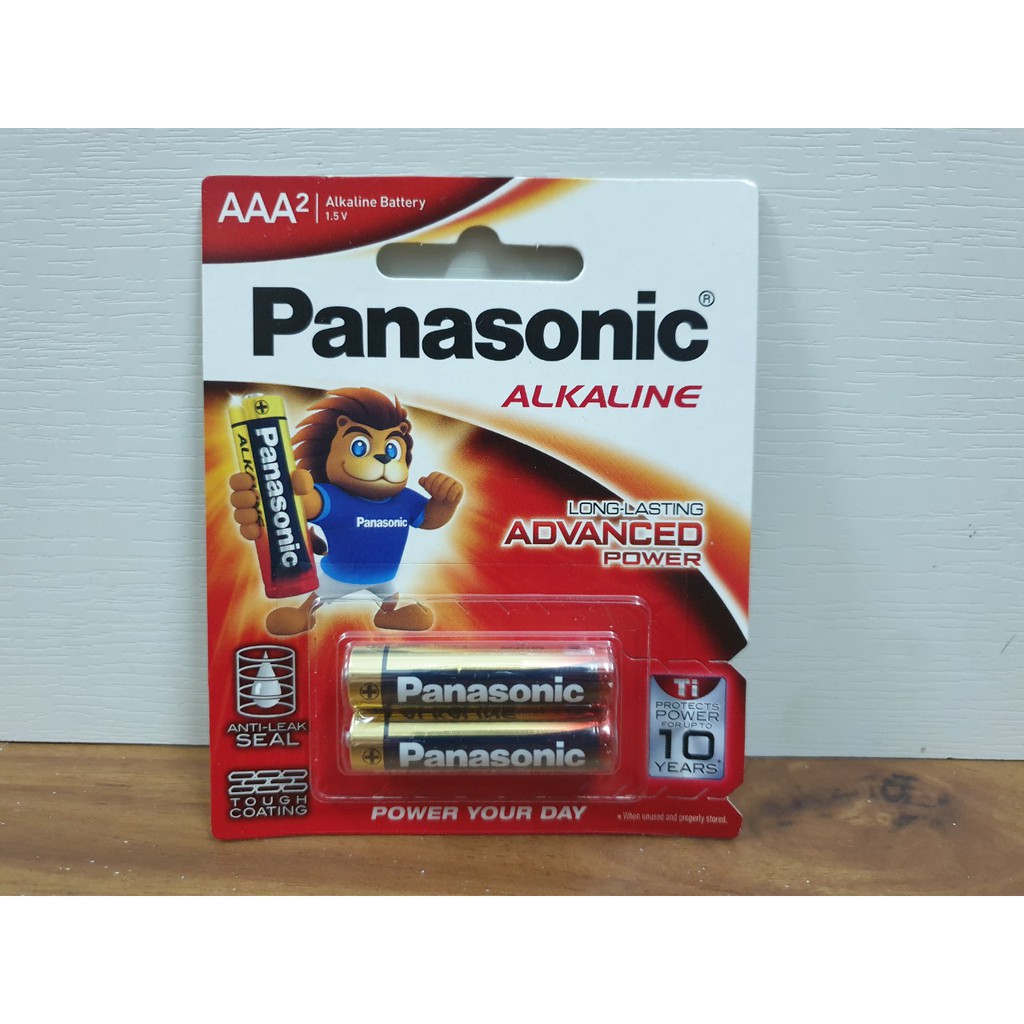 Pin Panasonic Alkaline AA / AAA Vỉ 2 Viên (LR6T/2B-V), chính hãng - Điện gia dụng Hoàng Kim