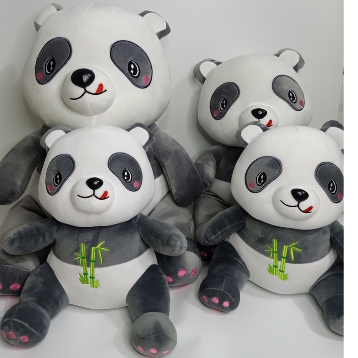 Gấu Bông Gấu Trúc Cao Cấp Dễ Thương, Bụng Thiêu Cây Trúc Xinh, Thú Bông Cute Làm Qùa Tặng Ý Nghĩa