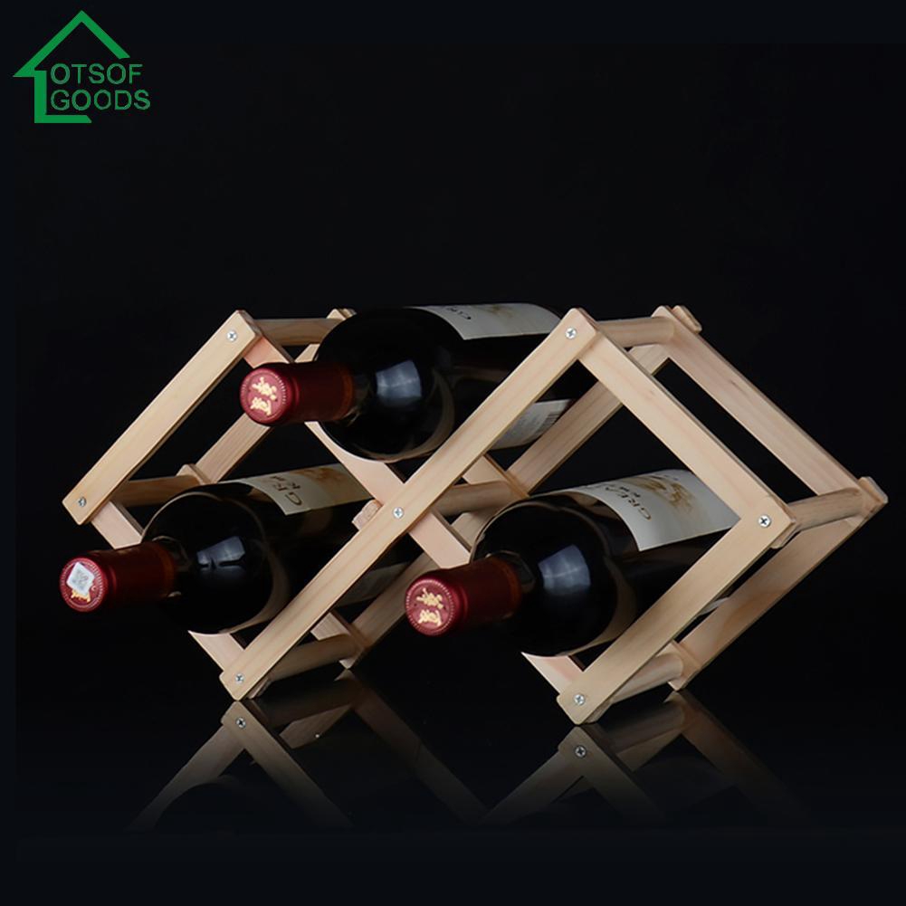 Giá đỡ bằng gỗ trưng bày rượu vang cho nhà bếp/quán bar